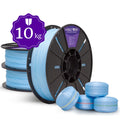Kit Master - Filamento PLA Velvet | Macaron - 10 unidades - Voolt3D