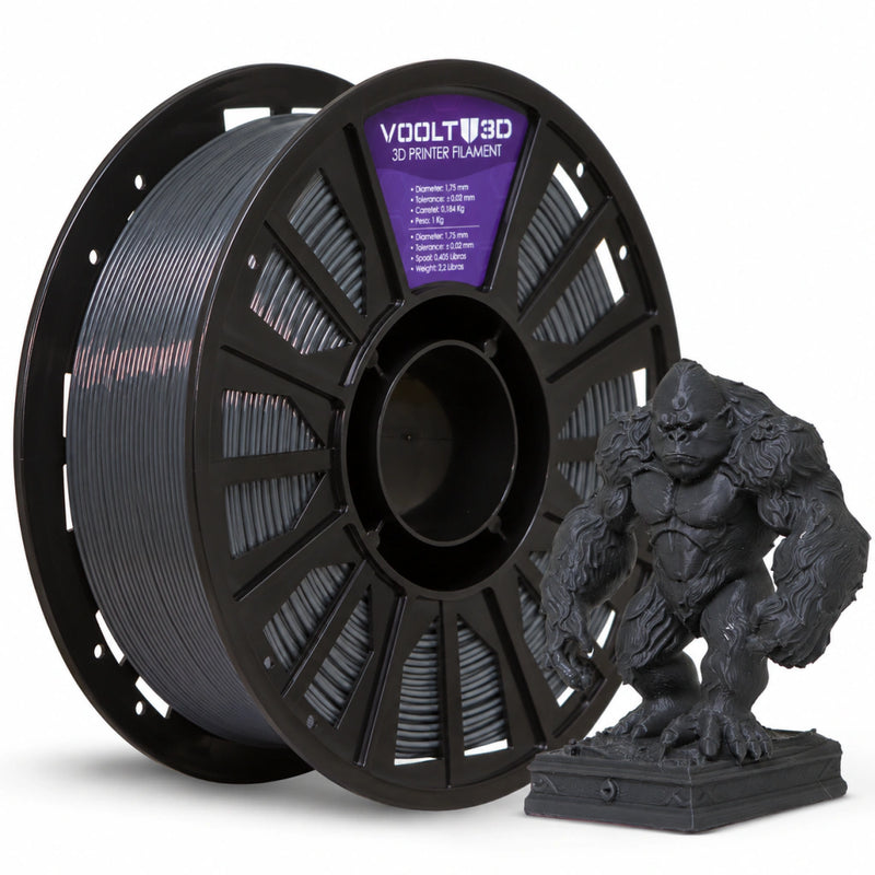 Filamento PETG HF Cinza Grafite High Fluidity Premium - 1Kg