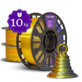 Kit Master - Filamento PLA Tri Color - 10 unidades - Voolt3D