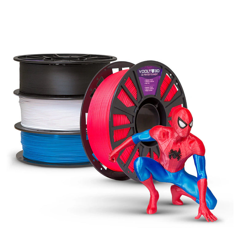 KIT Filamento PLA Velvet Homem Aranha- 4 Kg