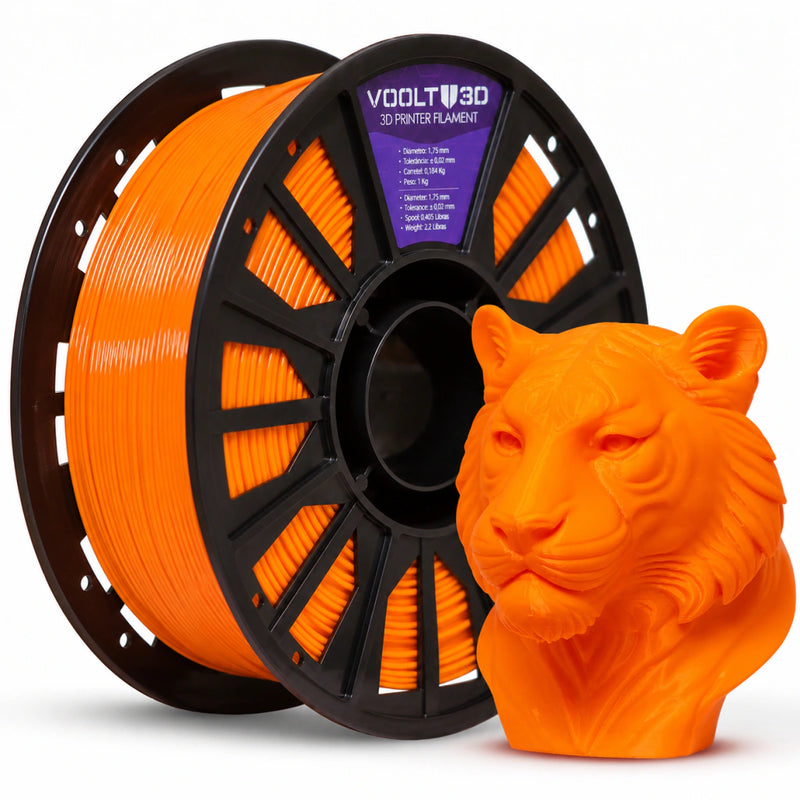 Filamento PETG HF Laranja High Fluidity Premium - 1Kg