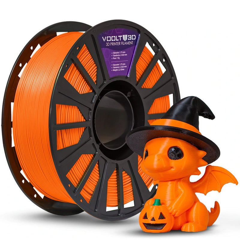 Filamento PLA Laranja High Speed Premium - 1Kg