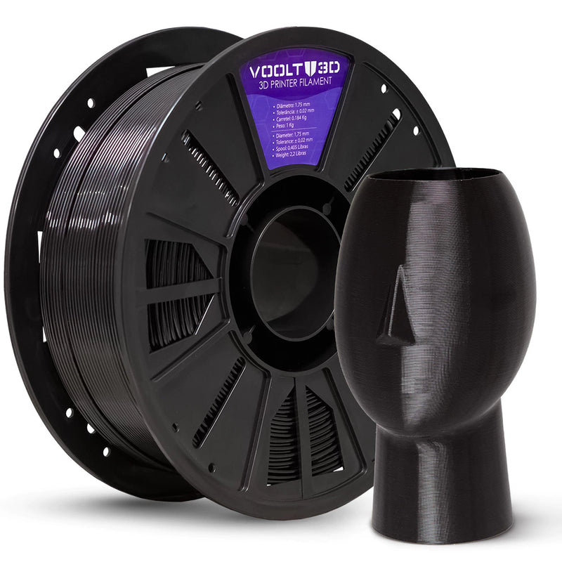 Filamento PETG HF Preto High Fluidity Premium - 1Kg - comprar online