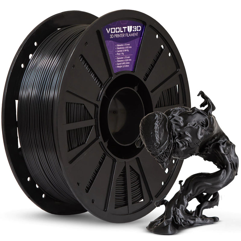 Filamento PLA Preto V-Silk High Speed Premium - 1Kg - comprar online