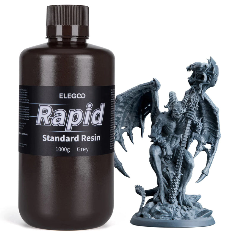 Resina Elegoo Rapid Standard - Resina Rápida - Grey - 1kg - comprar online
