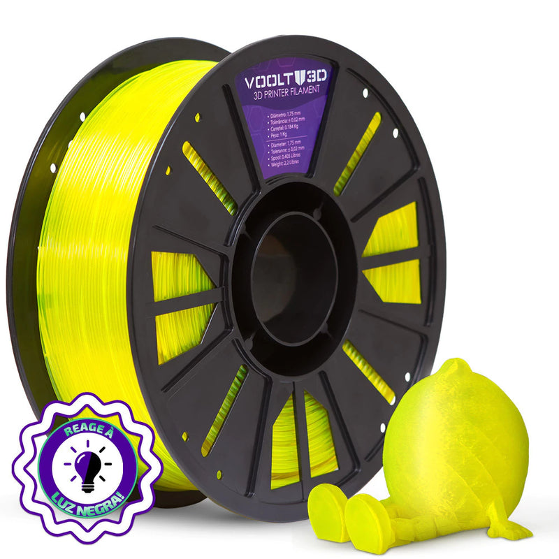 Filamento PETG HF Verde Limão Translúcido High Fluidity Premium - 1Kg - comprar online