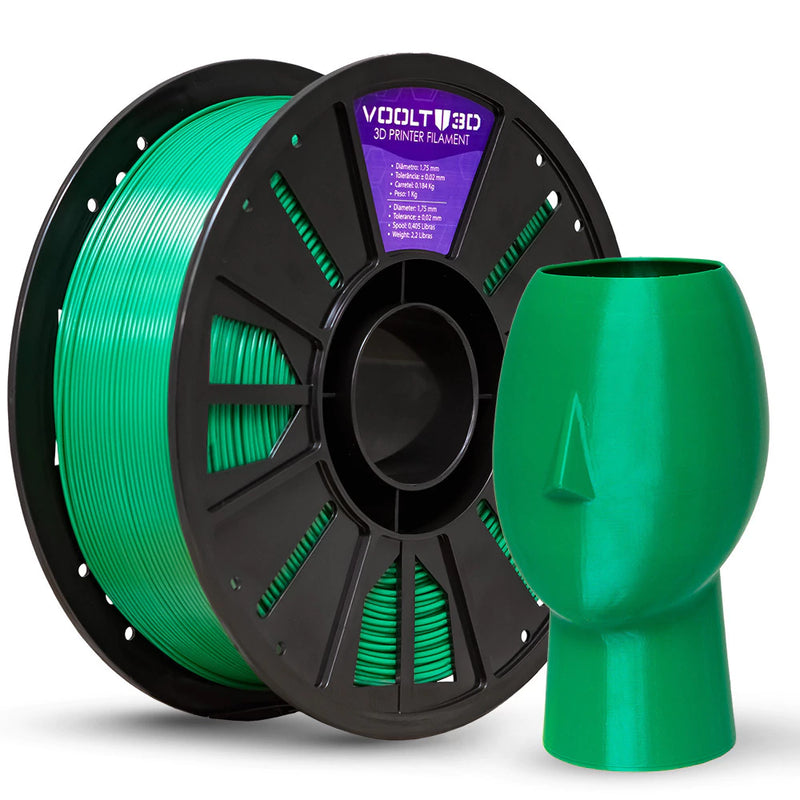 Filamento PETG HF Verde High Fluidity Premium - 1Kg - comprar online