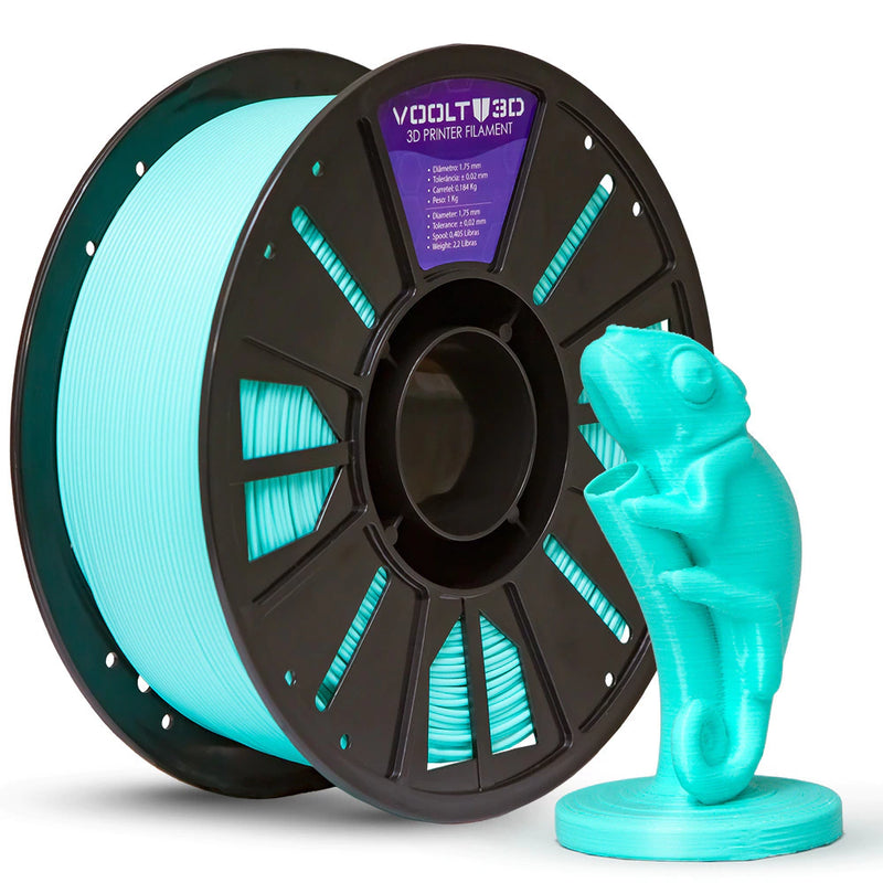 Filamento PLA Verde Tiffany High Speed Premium - 1Kg - comprar online